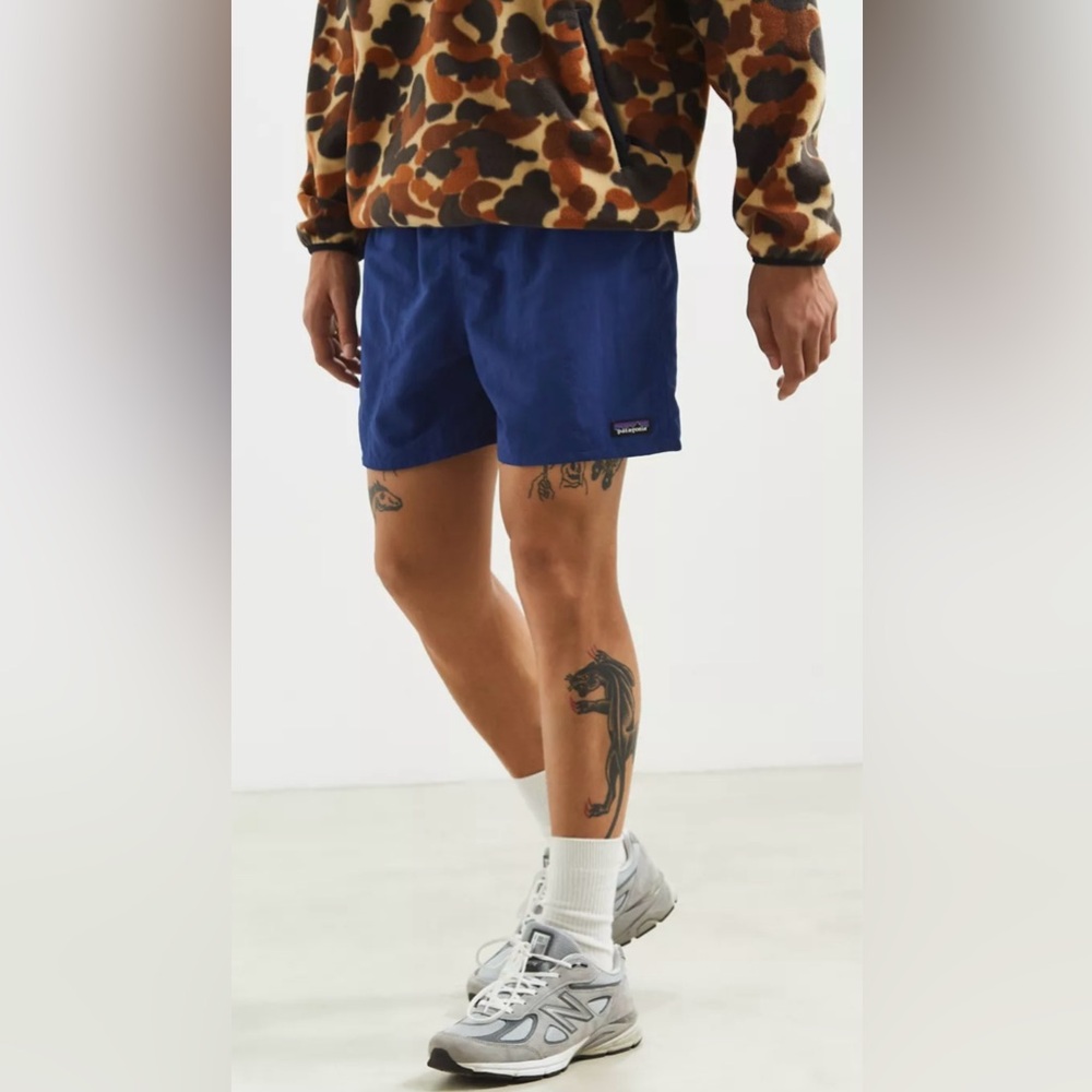 Patagonia Baggies Longs 7” Shorts In Tidepool Blue Size S